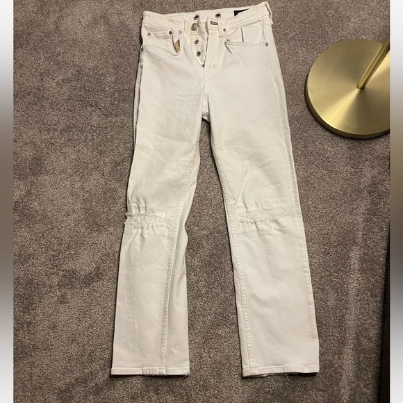 rag & bone Maya High-Rise Ankle Straight Jeans size 26 worn once - Picture 4 of 13